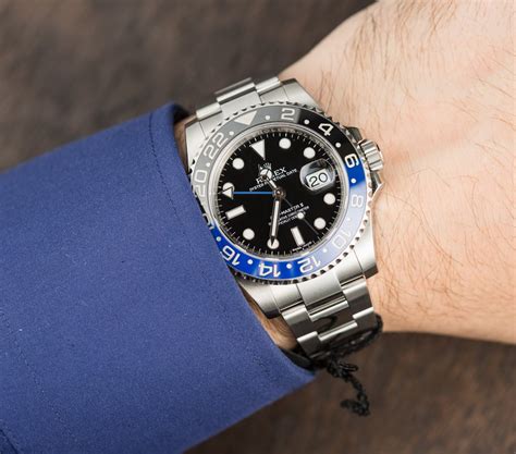 rolex gmt batman opinioni|rolex batman wrist.